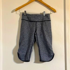 Grey running shorts
